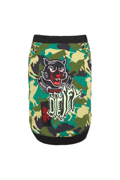 Diesel Pet-Wolf-Cmf Green Camouflage
