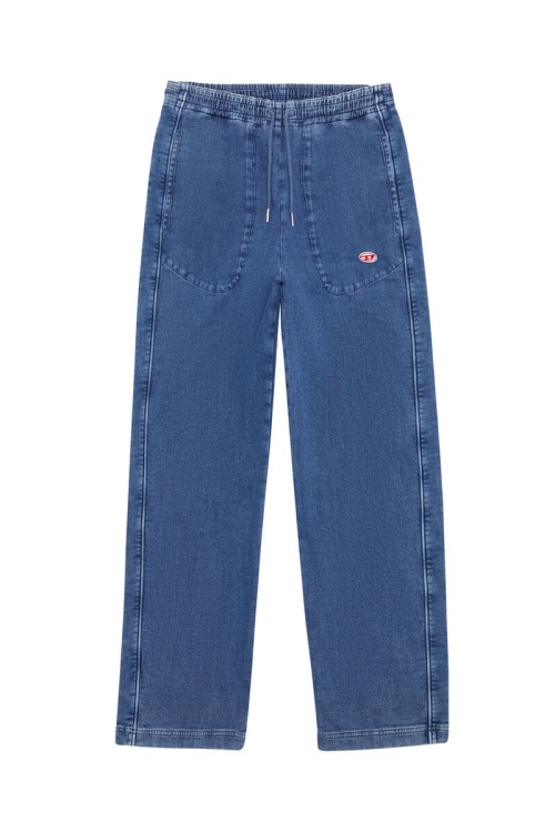 Medium Blue D-Martians Track Denim 09C99 Straight Diesel