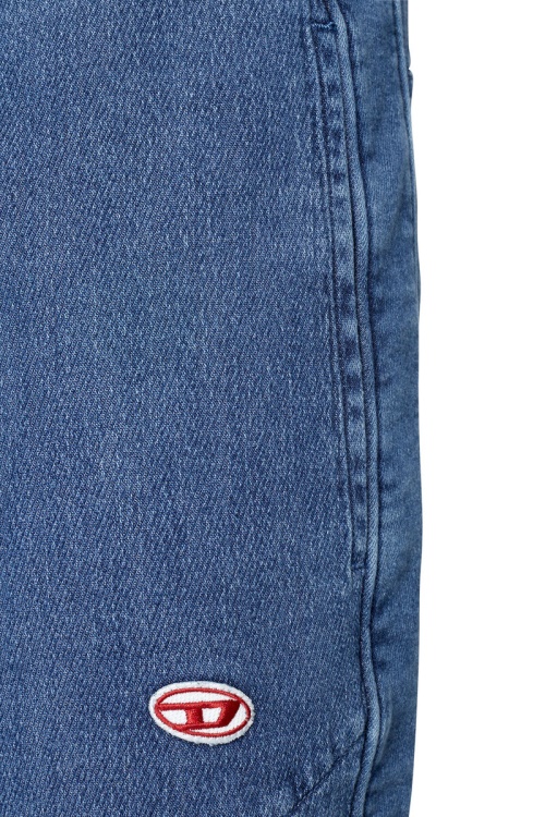 Medium Blue D-Martians Track Denim 09C99 Straight Diesel