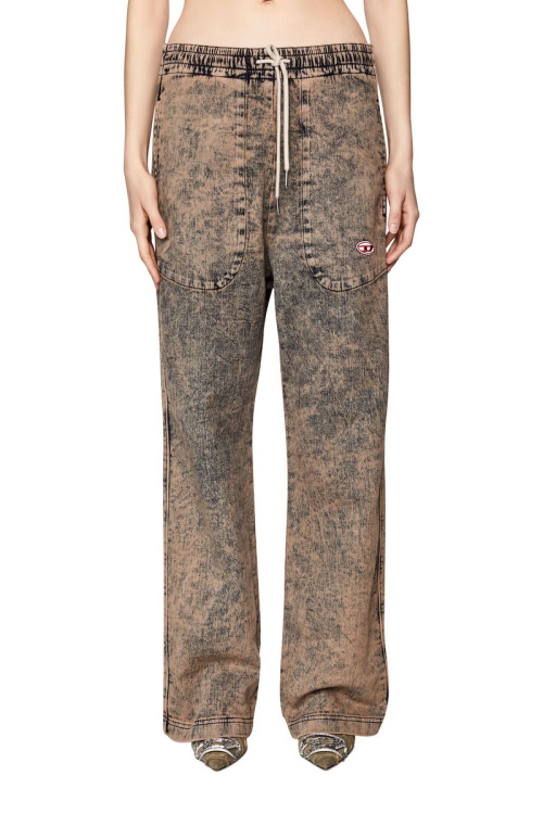 Diesel D-Martians Track Denim 09D16 Straight Beige