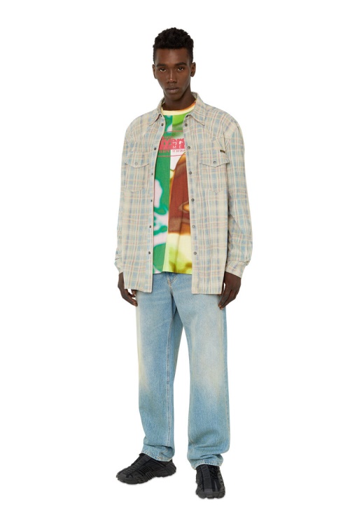 T-Washer Diesel Green/Pink