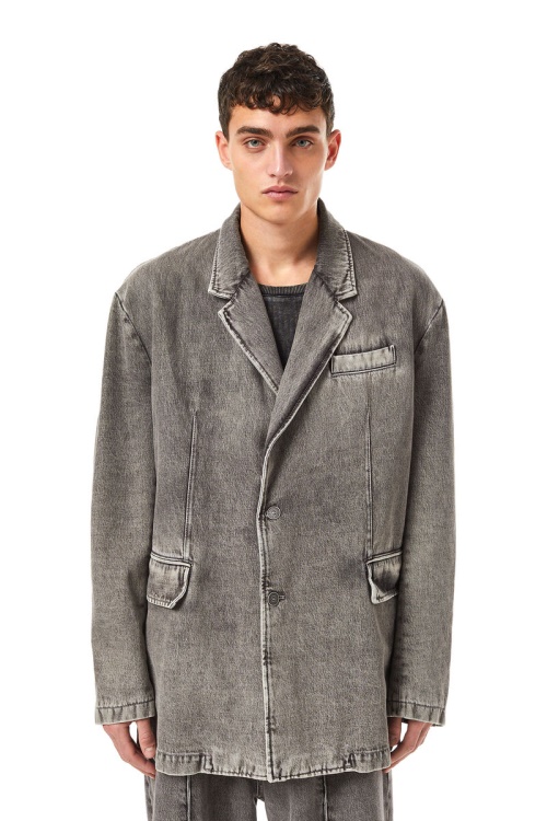 Light Grey D-Blaz Single Breasted Blazer Diesel