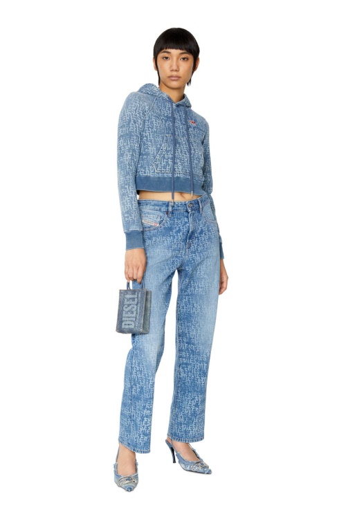 Light Blue Diesel 1999 007F5 Straight Jeans