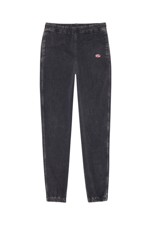 Diesel D-Lab Track Denim 069Ze Tapered In Black/Dark Grey