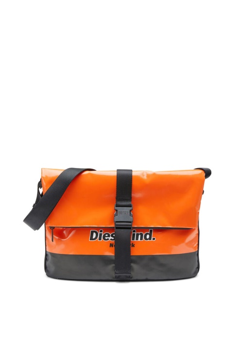 Trap/D Shoulder Bag M Diesel Orange