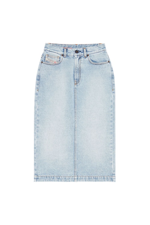 Diesel De-Ronny Pencil Skirt Light Blue