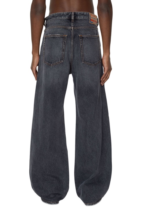 D-Rise 007F6 Straight Jeans Diesel Black/Dark Grey