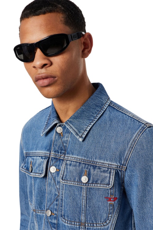 D-Milo Trucker Jacket Diesel Medium Blue