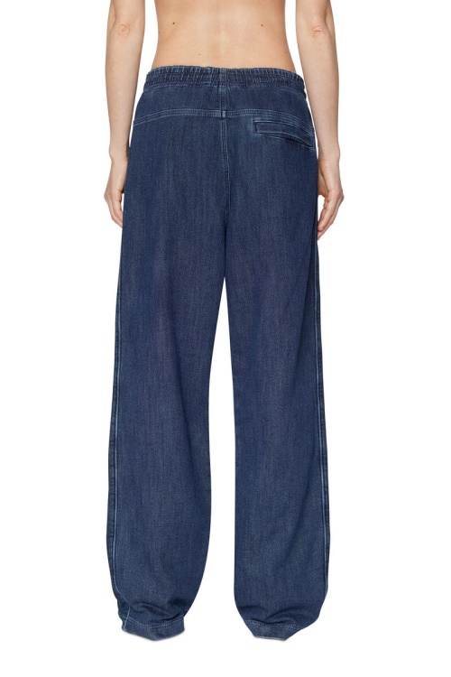 D-Martians Track Denim 09C30 Straight Diesel Dark Blue