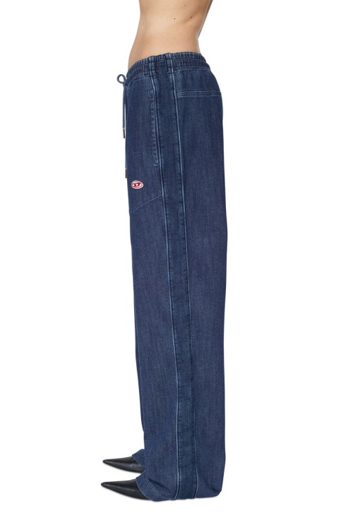 D-Martians Track Denim 09C30 Straight Diesel Dark Blue