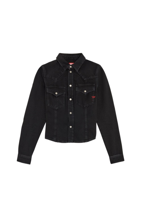 Black/Dark Grey Diesel De-Rin Western Shirt