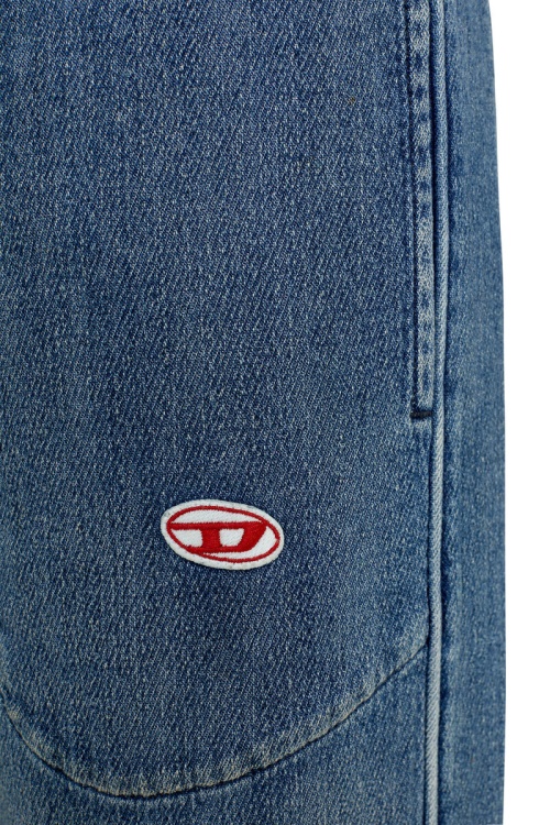 Medium Blue D-Martians Track Denim 09E29 Straight Diesel