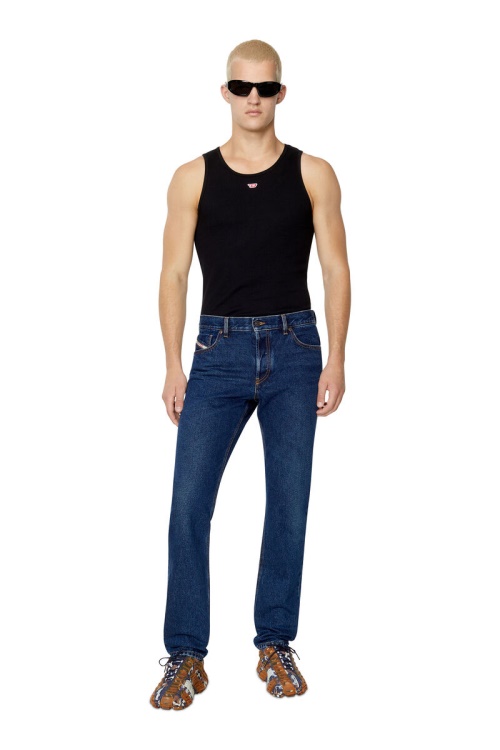 Dark Blue Diesel 1995 007E6 Straight Jeans