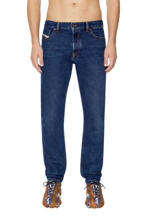 Dark Blue Diesel 1995 007E6 Straight Jeans