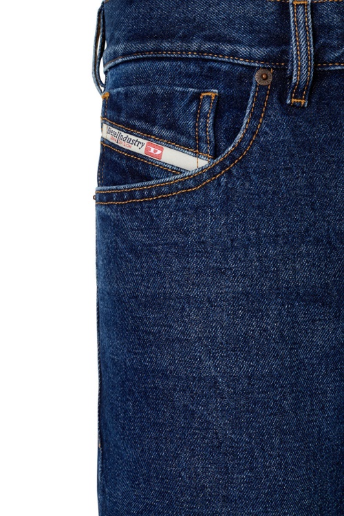 Dark Blue Diesel 1995 007E6 Straight Jeans