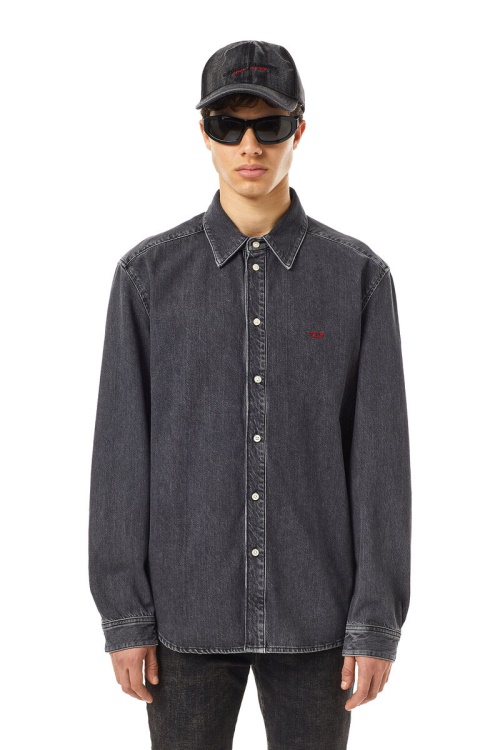 Black/Dark Grey D-Simply Basic Shirt Diesel