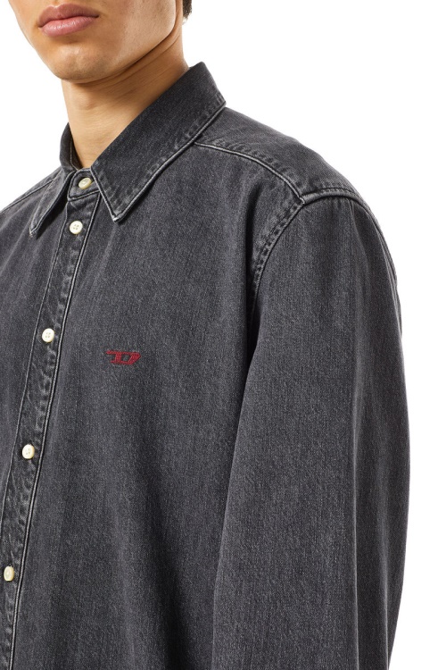 Black/Dark Grey D-Simply Basic Shirt Diesel