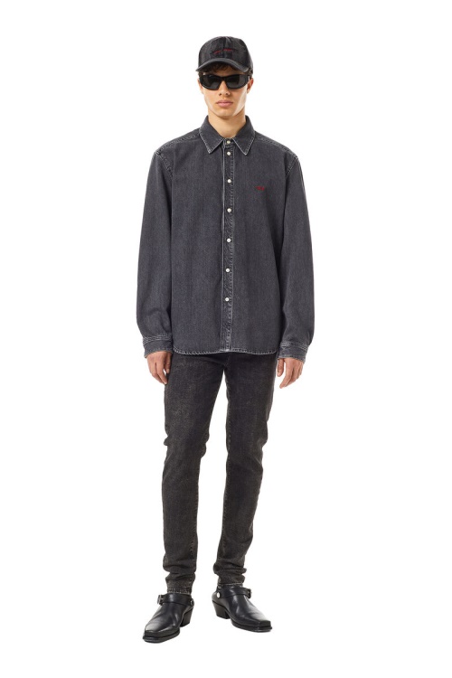 Black/Dark Grey Diesel D-Simply Basic Shirt