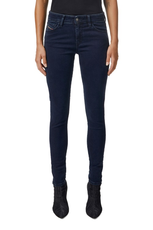 Diesel 2017 Slandy 009Pv Super Skinny Jeans Dark Blue