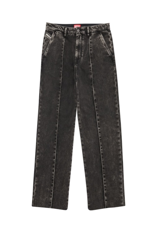 Diesel Black/Dark Grey D-Chino-Work 09B87 Straight Jeans