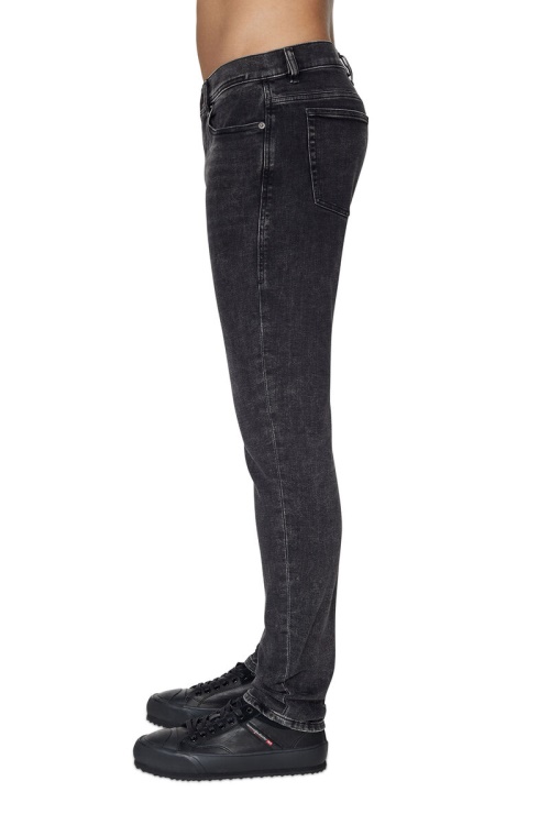 Black/Dark Grey Diesel 1983 09C22 Skinny Jeans