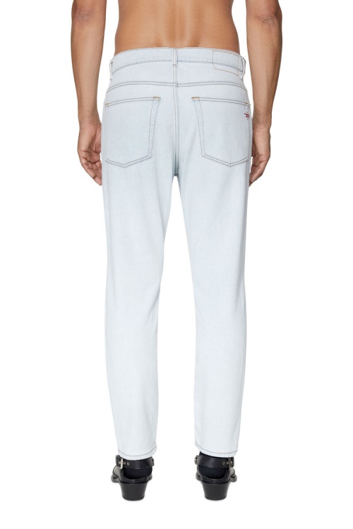 Diesel 2005 D-Fining 09C06 Tapered Jeans In Light Blue