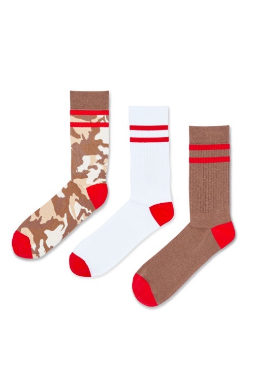 Skm-Ray-Threepack Diesel Brown/Red