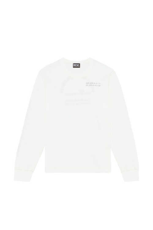 Diesel T-Jubind-Ls-Slits White