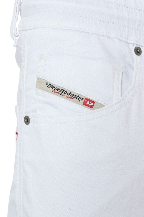 Krooley Joggjeans 0684U Tapered Diesel White