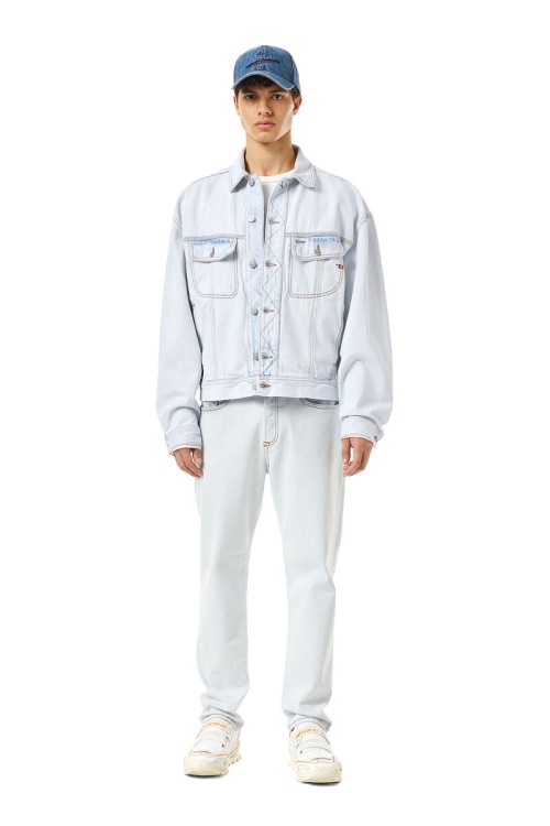 Light Blue D-Lillo Trucker Jacket Diesel