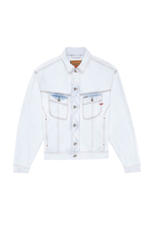 Diesel D-Lillo Trucker Jacket Light Blue