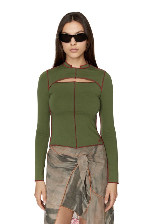 Olive Green T-Tine-Ls Diesel