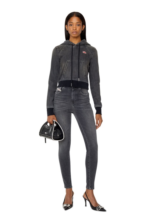 1984 Slandy-High 068Cd Super Skinny Jeans Diesel Black/Dark Grey