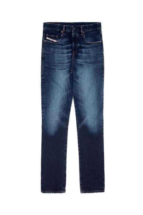 2020 D-Viker 09C64 Straight Jeans Diesel Dark Blue