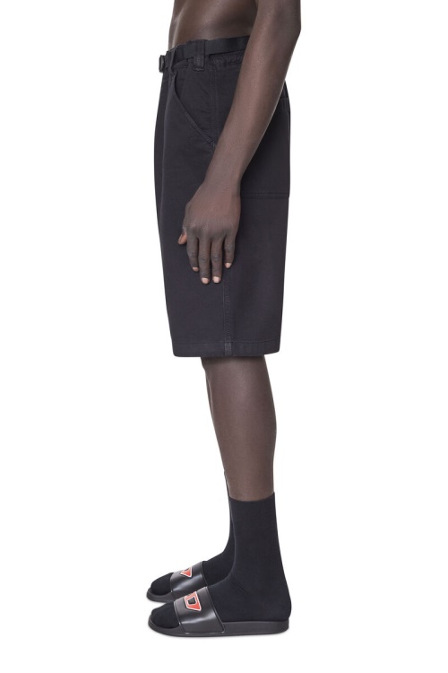 Diesel D-Krooley Joggjeans Chino Shorts Black/Dark Grey