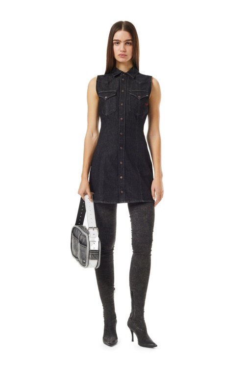 De-Glo Western Dress Diesel Black/Dark Grey