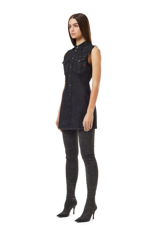 De-Glo Western Dress Diesel Black/Dark Grey