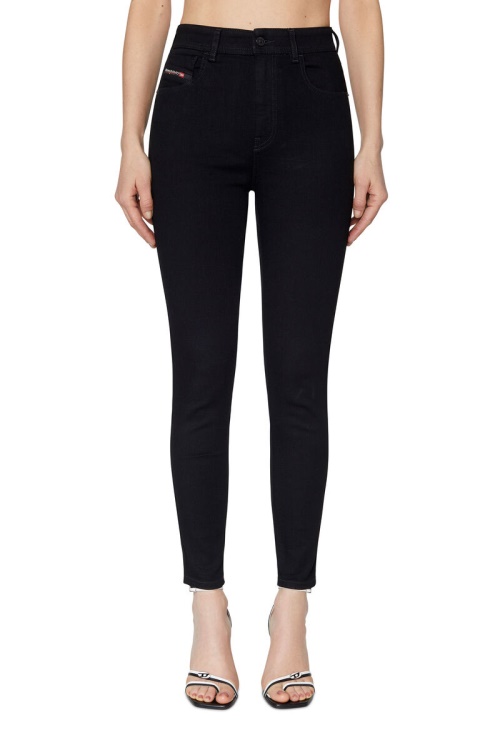 Diesel 1984 Slandy-High 069Ef Super Skinny Jeans Black/Dark Grey
