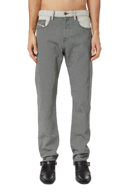 Diesel 2020 D-Viker 09D03 Straight Jeans Grey