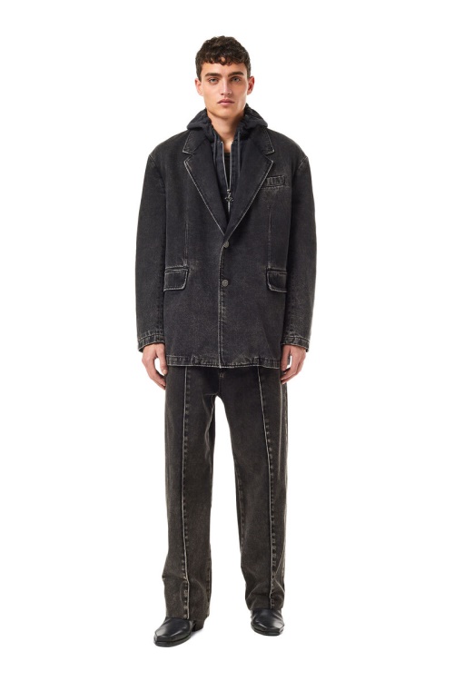 Diesel D-Blaz Single Breasted Blazer Black/Dark Grey