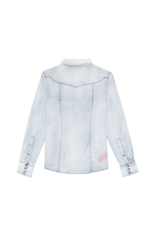 Light Blue Sh Denim Shirt Diesel
