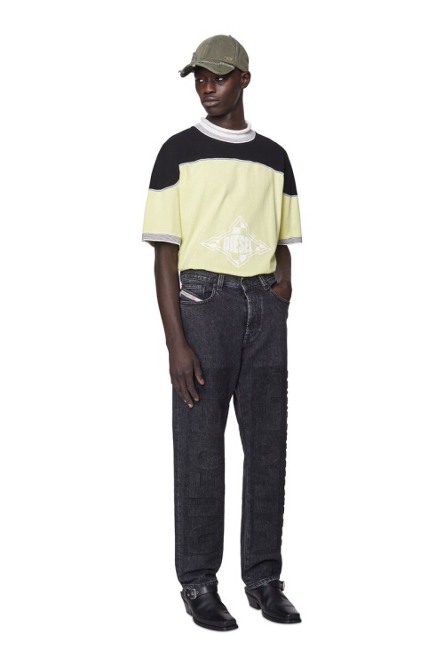 Black/Dark Grey 2010 007C5 Straight Jeans Diesel