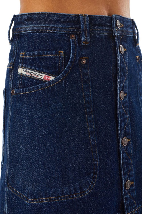 De-Albus A-Line Skirt Diesel In Dark Blue