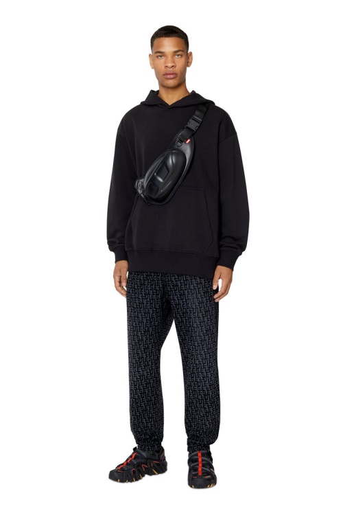 Diesel D-Lab Track Denim 068Aw Tapered In Black/Dark Grey