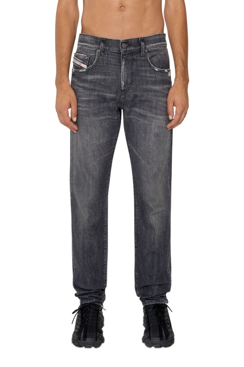 Diesel 2019 D-Strukt 09E46 Slim Jeans Black/Dark Grey