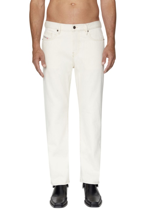 2020 D-Viker 09B95 Straight Jeans Diesel White