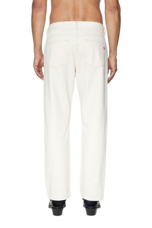 2020 D-Viker 09B95 Straight Jeans Diesel White