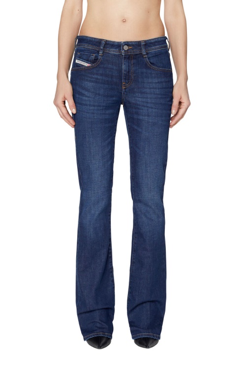 1969 D-Ebbey 09B90 Bootcut And Flare Jeans Diesel Dark Blue