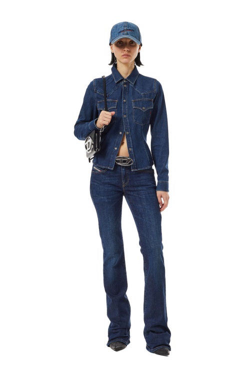 Diesel 1969 D-Ebbey 09B90 Bootcut And Flare Jeans Dark Blue
