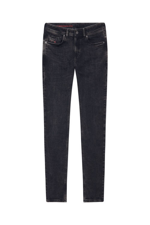 1979 Sleenker 09C23 Skinny Jeans Diesel In Black/Dark Grey